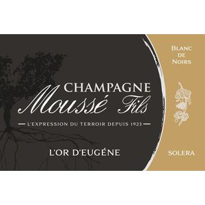 NV Mousse Fils, L'Or d'Eugene Solera Blanc de Noirs Brut, Champagne 6x75cl