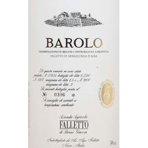 2016 Bruno Giacosa, Barolo, Falletto 6x75cl