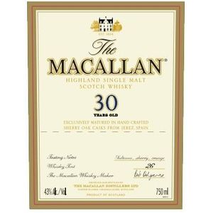 NV Macallan, Highland Single Malt Sherry Oak Cask 30YO Bottled 2024, Speyside 1x75cl