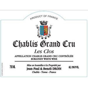 2020 Jean-Paul & Benoit Droin, Chablis Grand Cru, Hommage a Louis 12x75cl