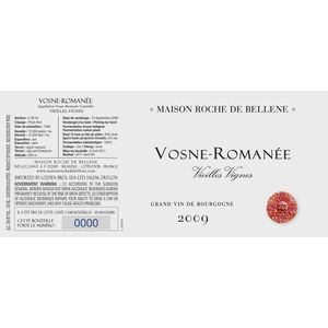 2009 Maison Roche de Bellene, Vosne-Romanee, Vieilles Vignes 12x75cl