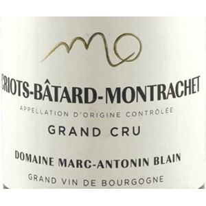 2022 Domaine Marc-Antonin Blain, Criots-Batard-Montrachet Grand Cru 1x150cl