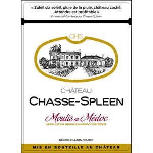 2022 Chateau Chasse-Spleen, Moulis en Medoc 6x75cl