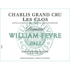 2022 Domaine William Fevre, Chablis Grand Cru, Les Clos 6x75cl