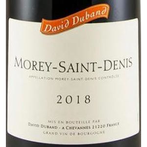 2018 David Duband, Morey-Saint-Denis, Rouge 6x75cl