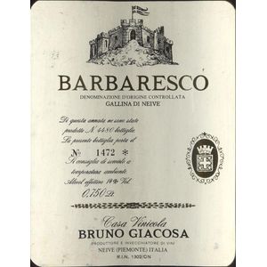 2014 Bruno Giacosa, Barbaresco 6x75cl