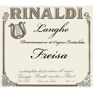 2019 Giuseppe Rinaldi, Langhe, Freisa 12x75cl