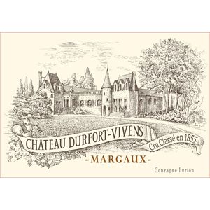 2020 Chateau Durfort-Vivens 2eme Cru Classe, Margaux 6x150cl