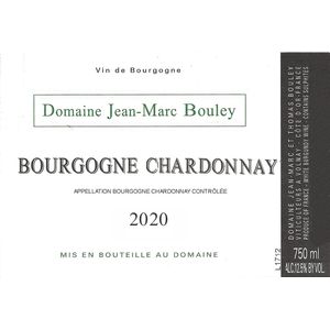 2020 Domaine Jean-Marc Bouley, Bourgogne, Chardonnay 6x75cl