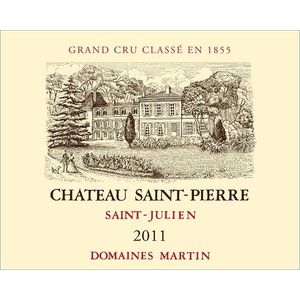 2011 Chateau Saint-Pierre 4eme Cru Classe, Saint-Julien 12x75cl