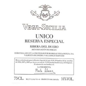 2019 Vega Sicilia, Unico Reserva Especial, Ribera del Duero 3x75cl