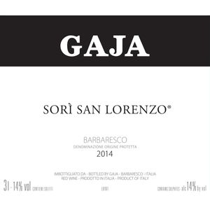 2014 Gaja, Barbaresco, Sori San Lorenzo 6x75cl