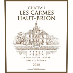 2018 Chateau Les Carmes Haut-Brion, Pessac-Leognan 1x300cl