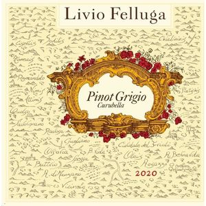2020 Livio Felluga, Curubella Pinot Grigio, Friuli Colli Orientali 6x75cl