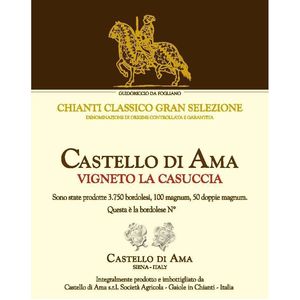 2020 Castello di Ama, Chianti Classico, Vigneto Casuccia Gran Selezione 6x75cl