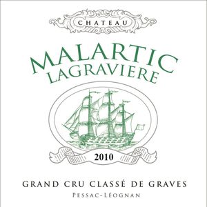 2010 Chateau Malartic Lagraviere, Pessac-Leognan Grand Cru Classe, Blanc 6x75cl