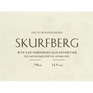 2020 The Sadie Family, Skurfberg, Olifants River 6x75cl