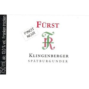 2021 Furst, Klingenberger Spatburgunder, Franken 6x75cl