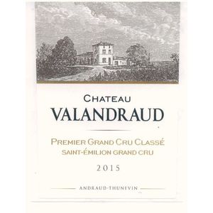 2015 Chateau Valandraud Premier Grand Cru Classe B, Saint-Emilion Grand Cru 6x75cl