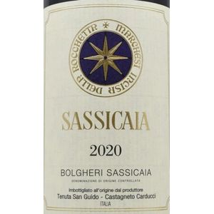 2020 Sassicaia, Tenuta San Guido, Bolgheri 6x75cl