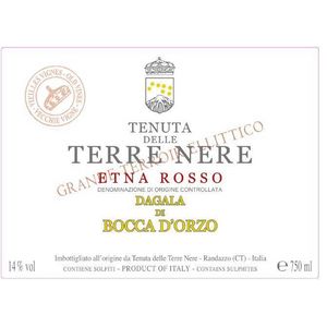 2021 Tenuta della Terre Nere, Dagala di Bocca d’Orzo, Etna Rosso 3x75cl
