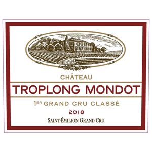 2018 Chateau Troplong Mondot Premier Grand Cru Classe B, Saint-Emilion Grand Cru 6x75cl