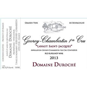 2015 Domaine Duroche, Gevrey-Chambertin Premier Cru, Lavaut Saint-Jacques 12x75cl