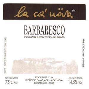 2020 Ca' Nova, Barbaresco 6x75cl