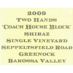 2008 Two Hands, Coach House Block Shiraz, Barossa Valley 6x75cl