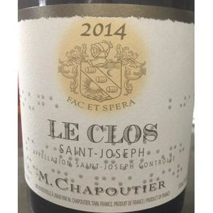 2019 M. Chapoutier, Saint-Joseph, Le Clos 6x75cl
