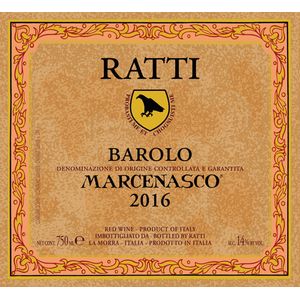 2016 Renato Ratti, Barolo, Marcenasco 6x75cl