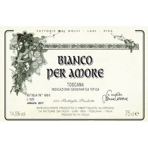 2018 Fattoria dei Dolfi, Bianco per Amore, Toscana IGT 3x75cl