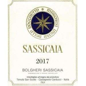 2017 Sassicaia, Tenuta San Guido, Bolgheri 6x75cl