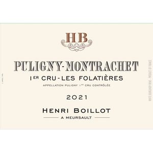 2022 Henri Boillot, Puligny-Montrachet Premier Cru, Les Folatieres 6x75cl