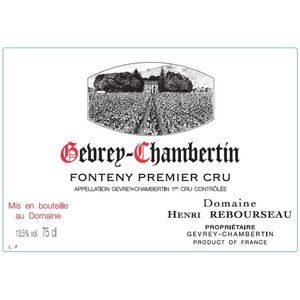 2017 Domaine Henri Rebourseau, Gevrey-Chambertin Premier Cru, Fonteny 6x75cl