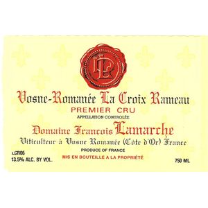 2019 Domaine Nicole Lamarche, Vosne-Romanee Premier Cru, La Croix Rameau 6x75cl