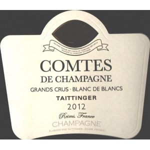 2012 Taittinger, Comtes de Champagne Blanc de Blancs Grand Cru 6x75cl