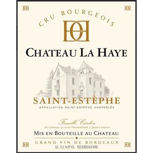 2016 Chateau La Haye, Saint-Estephe 1x600cl