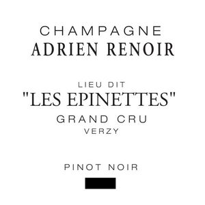 2020 Adrien Renoir, Verzy Grand Cru, Les Epinettes 6x75cl