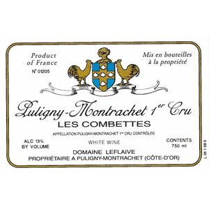 2022 Domaine Leflaive, Puligny-Montrachet Premier Cru, Les Combettes 6x75cl