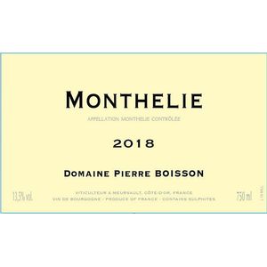 2019 Pierre Boisson, Monthelie, Rouge 6x75cl
