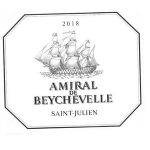 2018 Amiral de Beychevelle, Saint-Julien 6x75cl