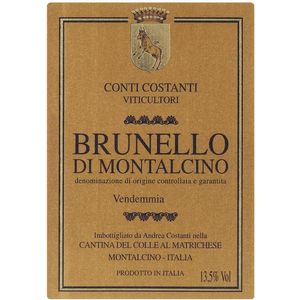 2016 Conti Costanti, Brunello di Montalcino 6x75cl