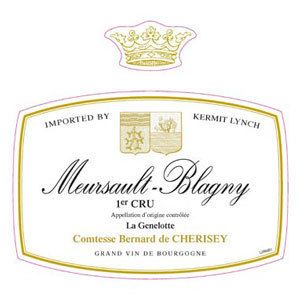 2019 Comtesse de Cherisey, Meursault Premier Cru, Blagny La Genelotte 6x75cl