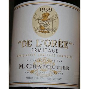 1999 M. Chapoutier, Ermitage, De l'Oree 6x75cl