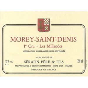 2021 Serafin Pere et Fils, Morey-Saint-Denis Premier Cru, Les Millandes 12x75cl