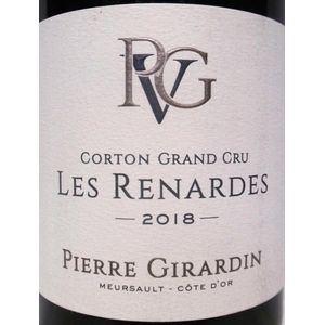 2018 Pierre Girardin, Corton Grand Cru, Les Renardes 6x75cl