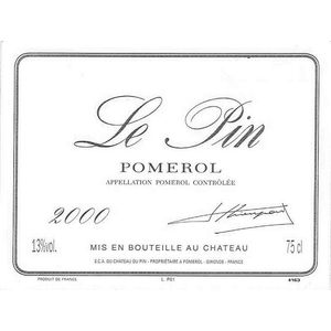2000 Le Pin, Pomerol 6x75cl