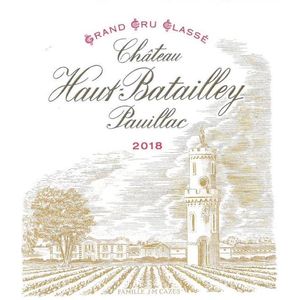 2018 Chateau Haut-Batailley 5eme Cru Classe, Pauillac 12x75cl