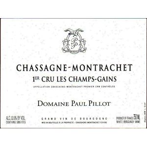 2022 Domaine Paul Pillot, Chassagne-Montrachet Premier Cru, Les Champs Gain 6x75cl